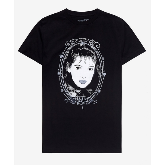 Beetlejuice Lydia Portrait Boyfriend Fit Girls T-Shirt - Picture 1 of 6